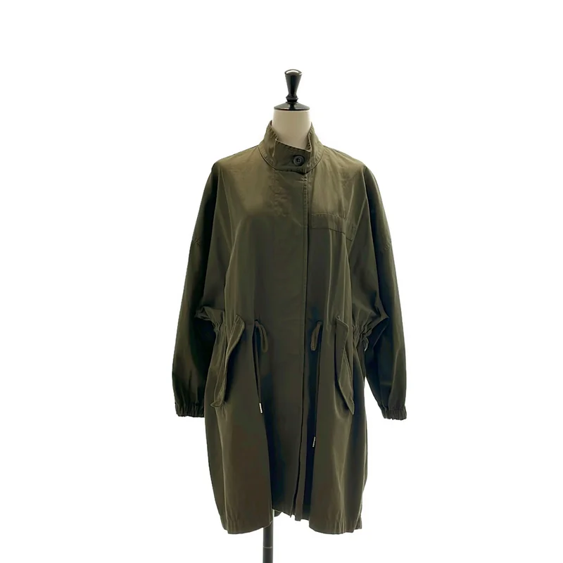 MM6 Maison Margiela / エムエムシックスメゾンマルジェラ | 2018SS | ミリタリー ドローストリング モッズコート | 38 | レディース
