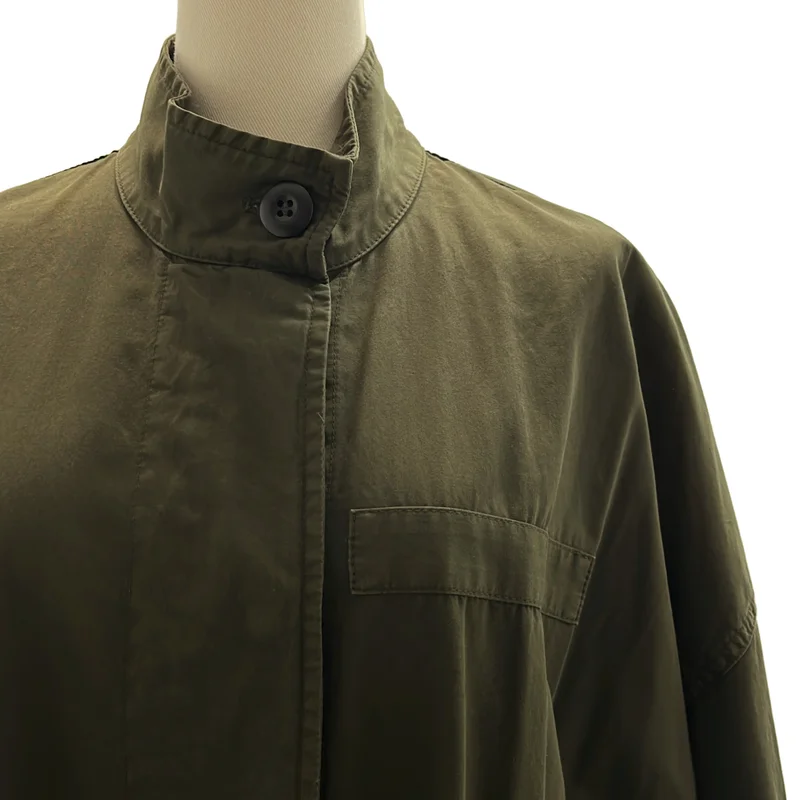 MM6 Maison Margiela / エムエムシックスメゾンマルジェラ | 2018SS | ミリタリー ドローストリング モッズコート | 38 | レディース
