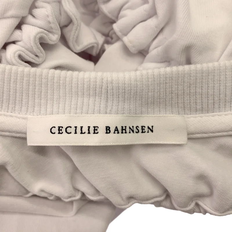 Cecilie Bahnsen / セシリーバンセン | コットン バックオープン ギャザー カットソー | 10 | レディース