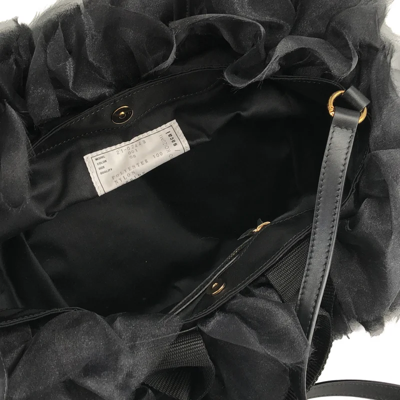 sacai / サカイ | 2021SS | × TOMO KOIZUMI / チュールハンドバッグ |