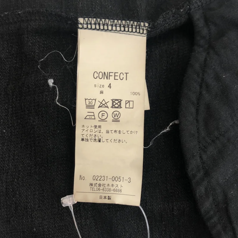 nest robe CONFECT / ネストローブコンフェクト | リネン インレー 2タック イージートラウザーズ | 4 | メンズ