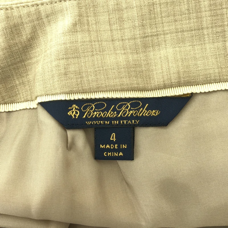 BROOKS BROTHERS / ブルックスブラザーズ | Loro Piana / ロロピアーナ ウール タイトスカート | 4 | レディース