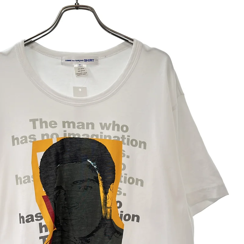 COMME des GARCONS SHIRT / コムデギャルソンシャツ | 2024SS | ×  Andy Warhol / アートプリント Tシャツ | XL | メンズ