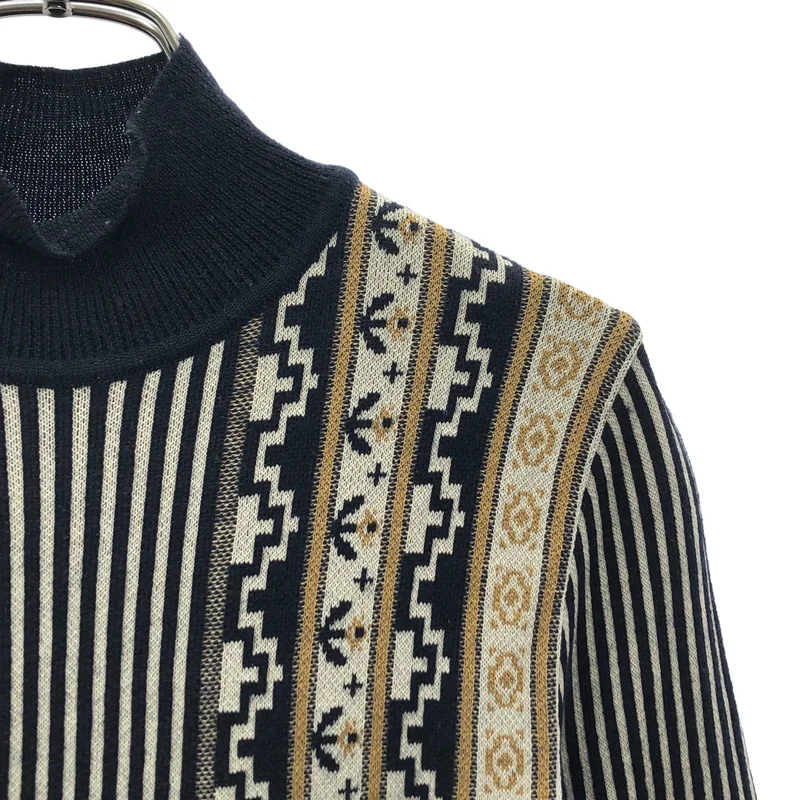 Mame Kurogouchi / マメクロゴウチ | PEDICEL JACQUARD PULLOVER ハイネック ニット | 1 | レディース
