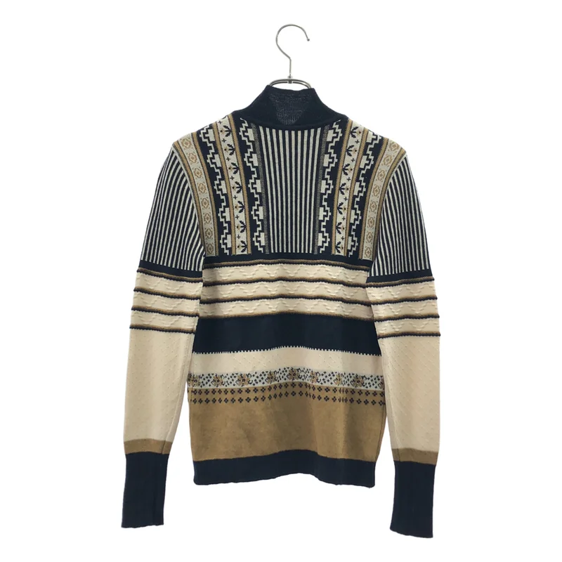 Mame Kurogouchi / マメクロゴウチ | PEDICEL JACQUARD PULLOVER ハイネック ニット | 1 | レディース