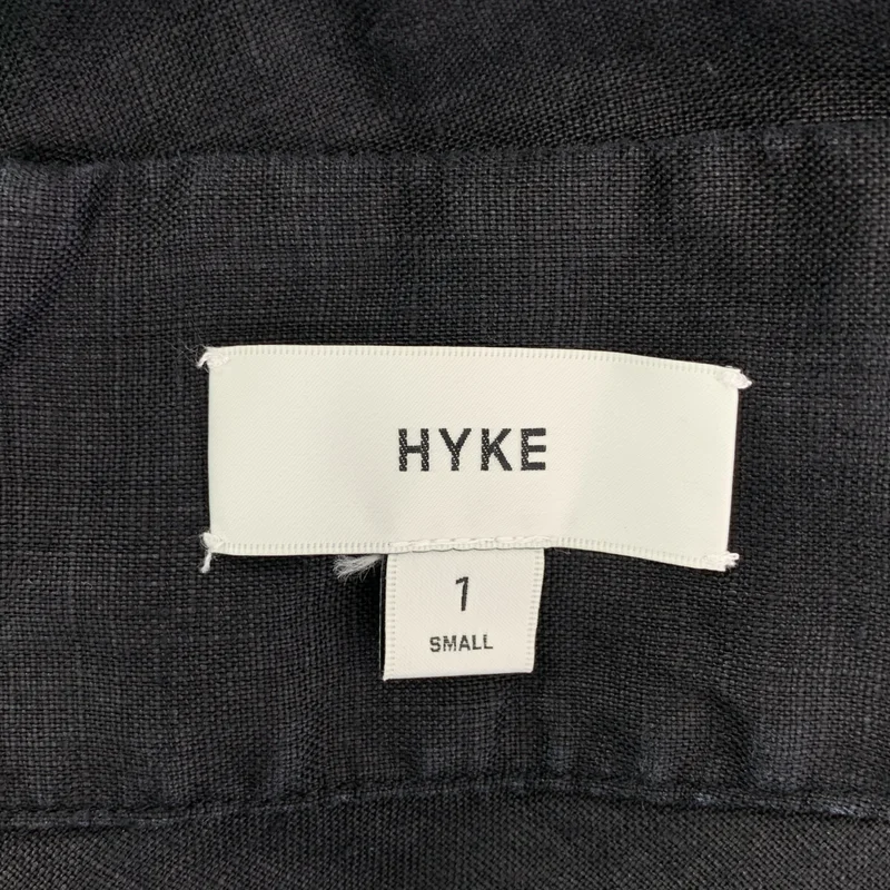 HYKE / ハイク | 2023SS | LINEN JUMPSUIT / リネン ベルテッド ワイド ジャンプスーツ | 1 | レディース