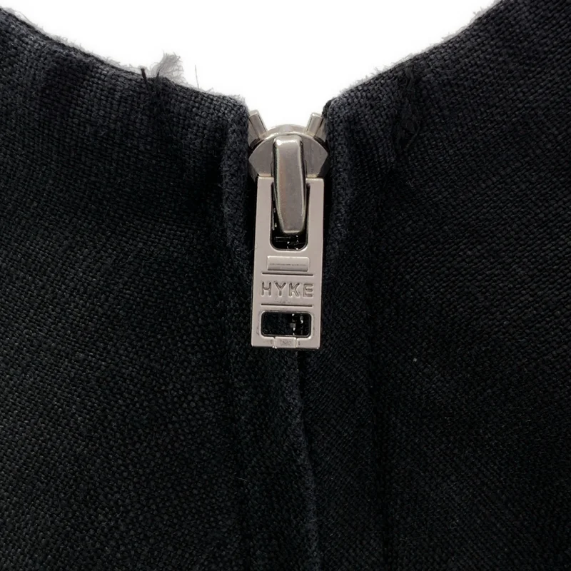 HYKE / ハイク | 2023SS | LINEN JUMPSUIT / リネン ベルテッド ワイド ジャンプスーツ | 1 | レディース
