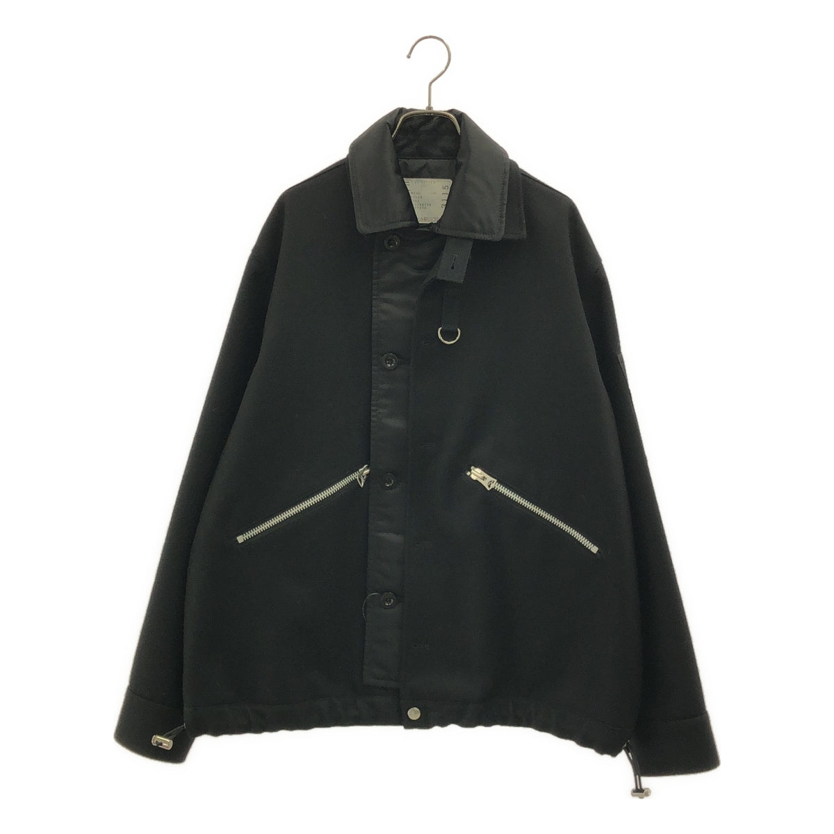 sacai / サカイ | 2023AW | Wool Melton Blouson / ウール オーバー