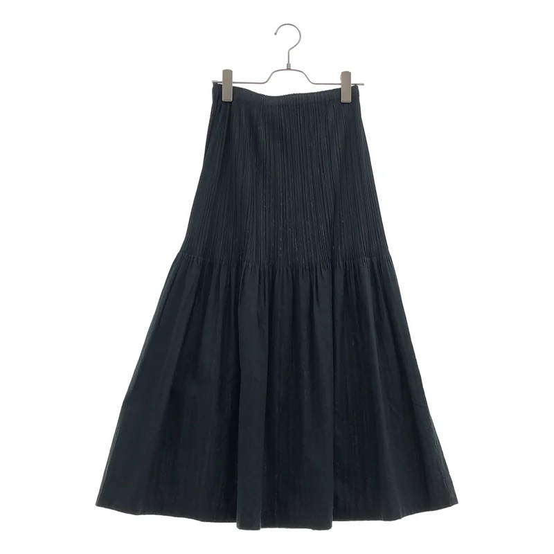PLEATS PLEASE ISSEY MIYAKE / プリーツプリーズイッセイミヤケ | プリーツ 切替 スカート PP33-JG572 | 3 | レディース