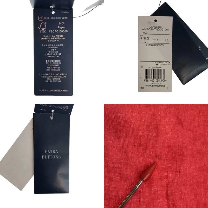 POLO BY RALPH LAUREN / ポロバイラルフローレン | シャツ_長袖 211970730505 | L | レディース