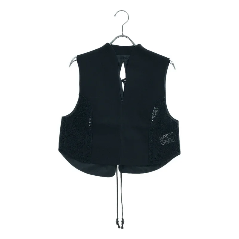 Mame Kurogouchi / マメクロゴウチ | 2024SS | Cording Embroidery Detail Cotton Vest ベスト | 2 | レディース