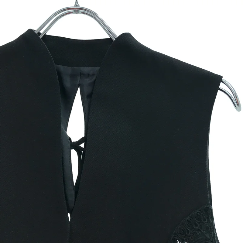 Mame Kurogouchi / マメクロゴウチ | 2024SS | Cording Embroidery Detail Cotton Vest ベスト | 2 | レディース