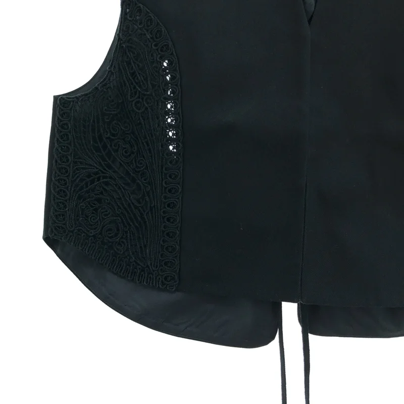 Mame Kurogouchi / マメクロゴウチ | 2024SS | Cording Embroidery Detail Cotton Vest ベスト | 2 | レディース