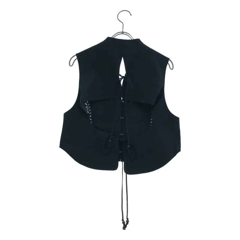 Mame Kurogouchi / マメクロゴウチ | 2024SS | Cording Embroidery Detail Cotton Vest ベスト | 2 | レディース