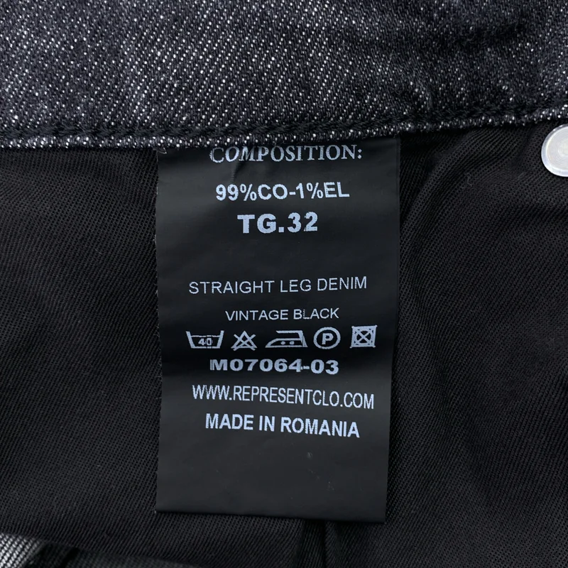 REPRESENT / リプレゼント | STRAIGHT LEG DENIM / ストレートレッグ デニムパンツ | 32 | メンズ