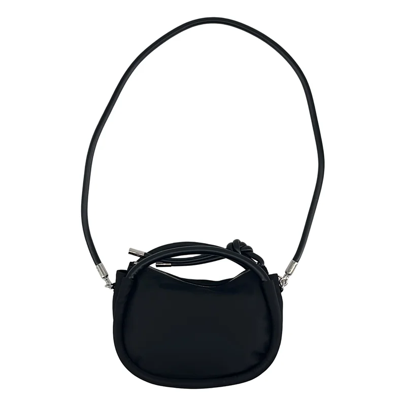 Ganni / ガニー | Knot Mini Bag / 2way ショルダー付き ロゴ クロスボディ ハンドバッグ | ONE | レディース