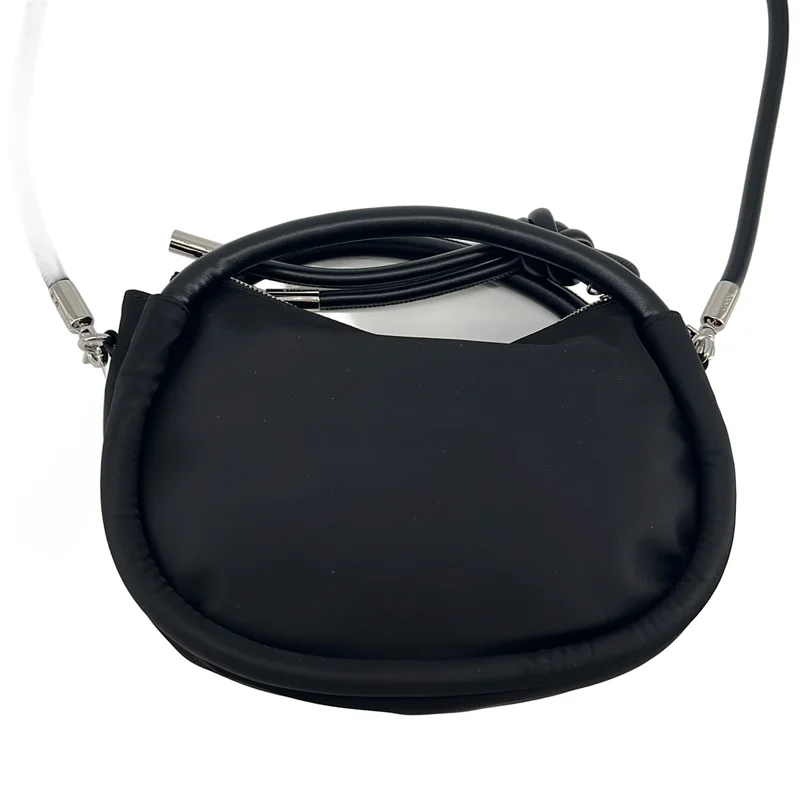 Ganni / ガニー | Knot Mini Bag / 2way ショルダー付き ロゴ クロスボディ ハンドバッグ | ONE | レディース