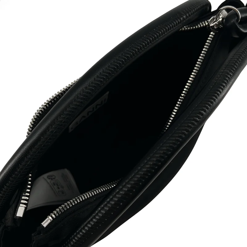 Ganni / ガニー | Knot Mini Bag / 2way ショルダー付き ロゴ クロスボディ ハンドバッグ | ONE | レディース