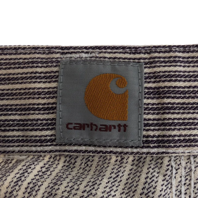 eye JUNYA WATANABE COMME des GARCONS MAN / アイジュンヤワタナベ マン | 2022SS | × Carhartt / ラミーコットン ヒッコリーストライプ ペインターパンツ | M | メンズ