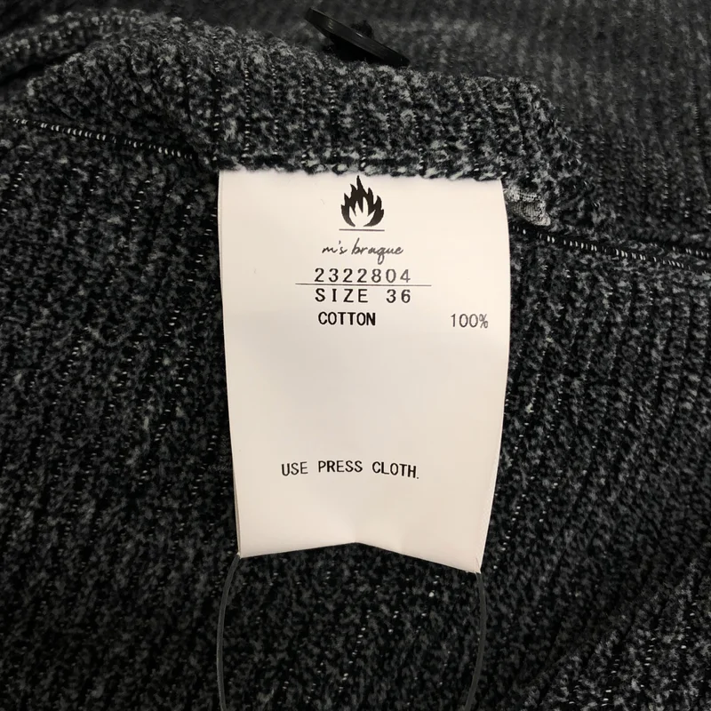 m's braque / エムズブラック | 2023AW | BOUCLE / 別注 コーデュロイ タックワイドパンツ | 36 | メンズ
