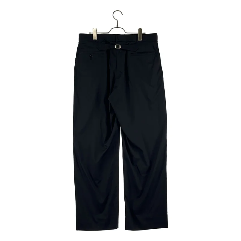 FOUNDOUR / ファウンダ | 2025SS | TWILL PANT / シンチバック スラックス パンツ | 4 | メンズ