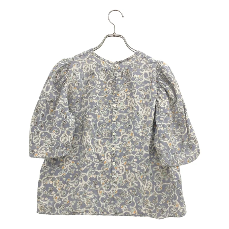 ISABEL MARANT ETOILE / イザベルマランエトワール | リネン フラワープリント 半袖ブラウス | 36 | レディース