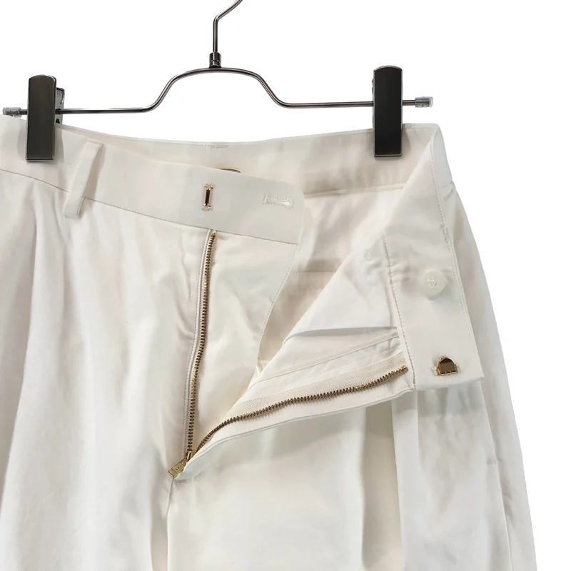 MUSE de Deuxieme Classe / ミューズドゥーズィーエムクラス | 2023SS | TUCK CHINO / タック チノ ワイドパンツ | 34 | レディース