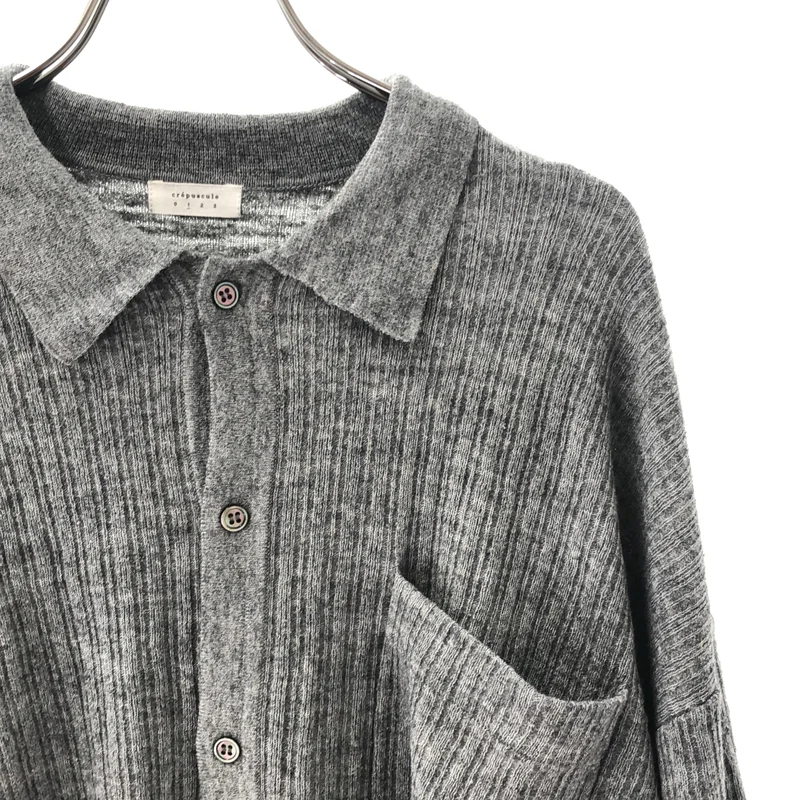 Crepuscule / クレプスキュール | 2026SS | Crepe Knit Shirt / クレープニットシャツ | 1 | メンズ