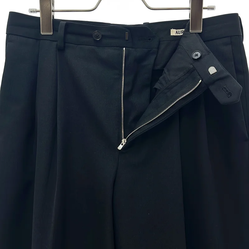 AURALEE / オーラリー | 2025AW | LIGHT WOOL MAX GABARDINE TWO-TUCK SLACKS A25AP03MG | 3 | メンズ