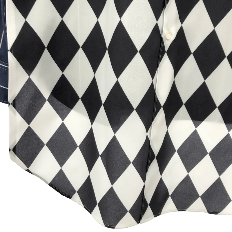 COMME des GARCONS HOMME PLUS / コムデギャルソンオムプリュス | 2020AW | ストライプ レイヤードロングシャツ | M | メンズ