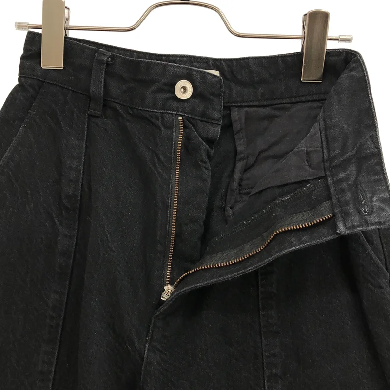 steven alan / スティーブンアラン | 12oz デニム ワイド テーパードパンツ 8214-199-0741 | XS | レディース