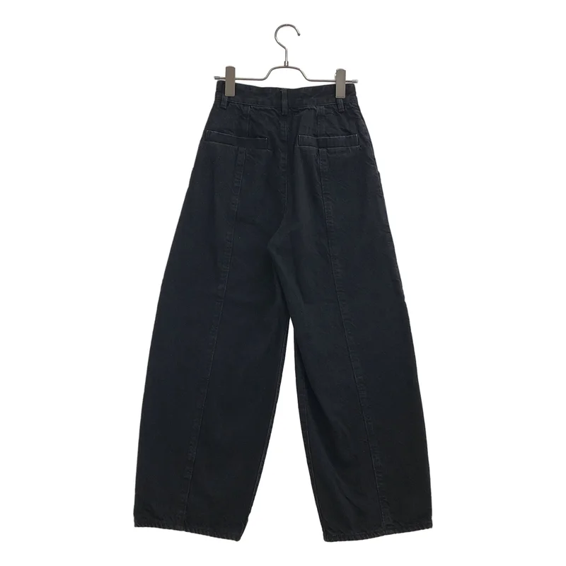 steven alan / スティーブンアラン | 12oz デニム ワイド テーパードパンツ 8214-199-0741 | XS | レディース