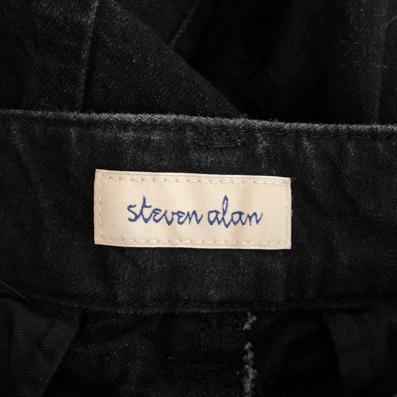 steven alan / スティーブンアラン | 12oz デニム ワイド テーパードパンツ 8214-199-0741 | XS | レディース