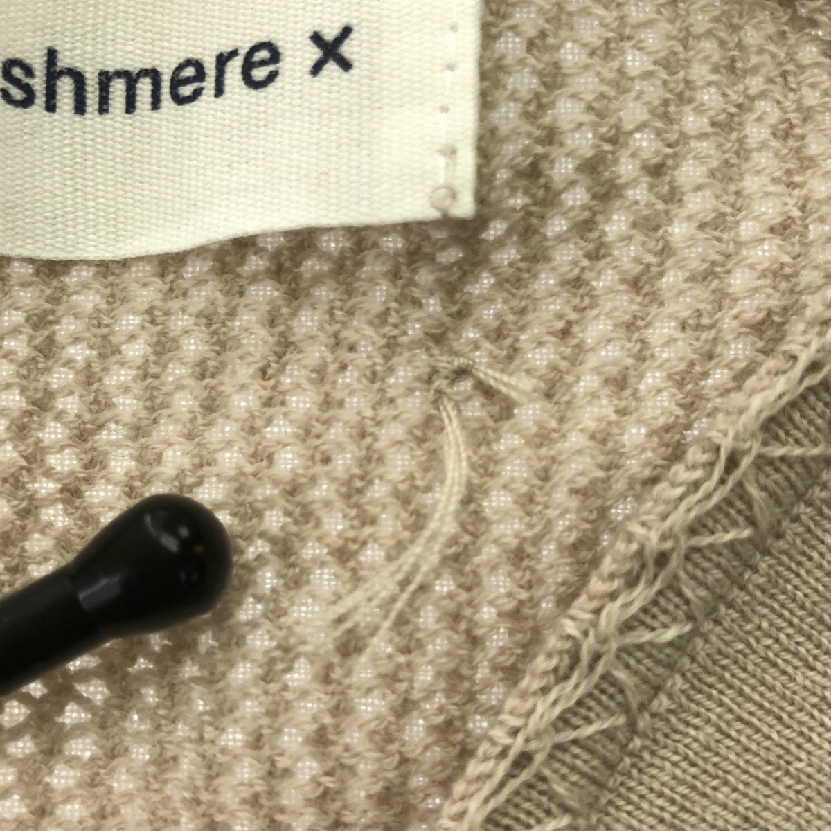 extreme cashmere / エクストリームカシミヤ | ニット タンクトップ カットソー | ベージュ系 | レディース extreme cashmere / エクストリームカシミヤ | ニット タンクトップ