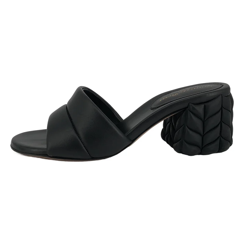 Gianvito Rossi / ジャンヴィトロッシ | FLOREA MULE / レザー フロレア ミュール ヒールサンダル | 37 | レディース