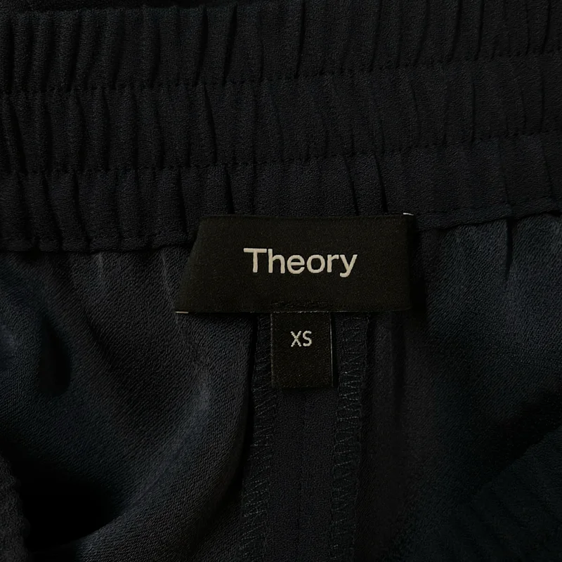 theory / セオリー | ST RLX PULLON SATIN CREPE サテンパンツ | XS | レディース