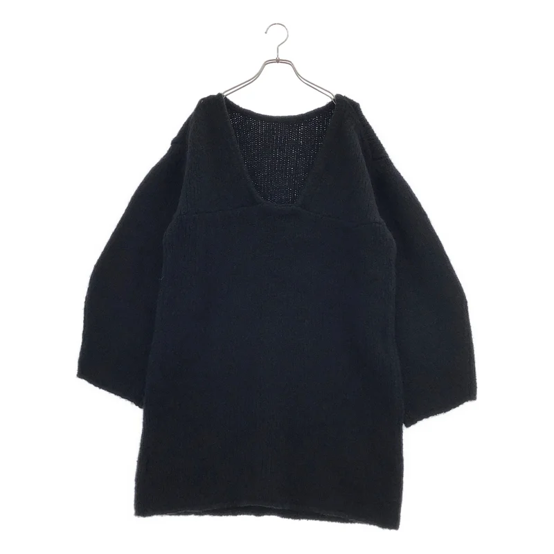 ETRE TOKYO / エトレトウキョウ | ウール バックオープン ニットミニワンピース | F | レディース