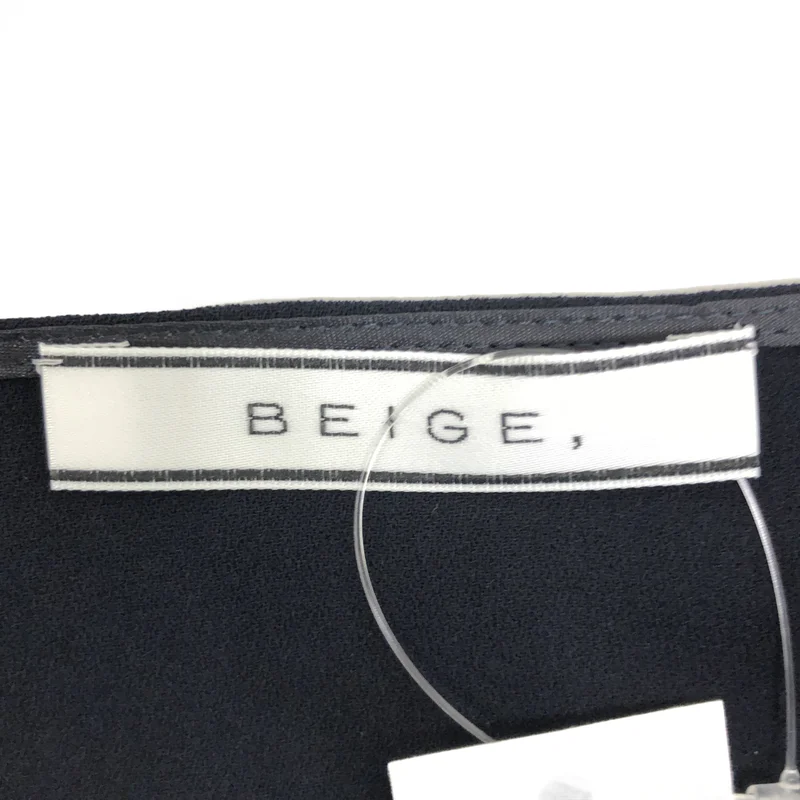 BEIGE， / ベイジ | 金ボタン ノーカラー シャツ ブラウス | 2 | レディース