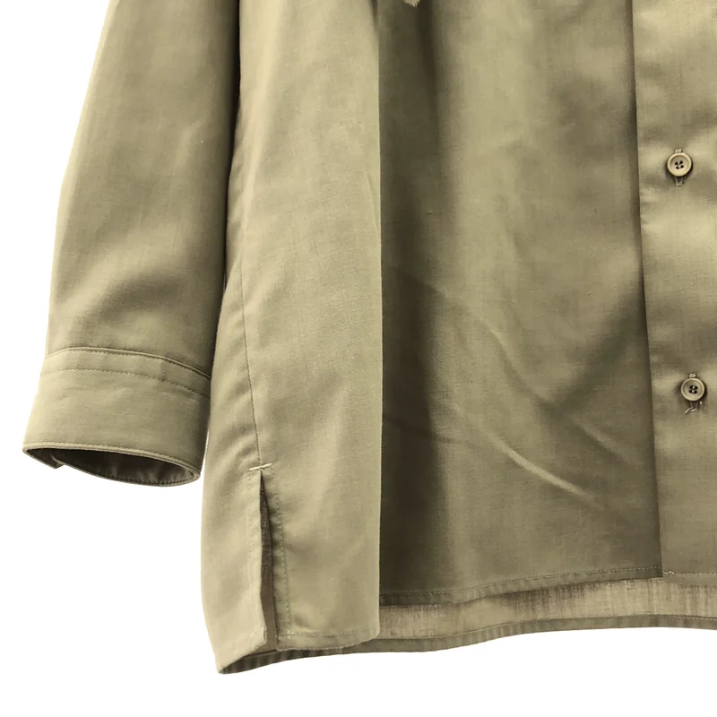 THE RERACS / ザリラクス | 2024AW | PE SUPER LIGHT SPUN SCARF COLLAR SHIRT / スーパーライトスパン スカーフカラーシャツ | 38 | レディース