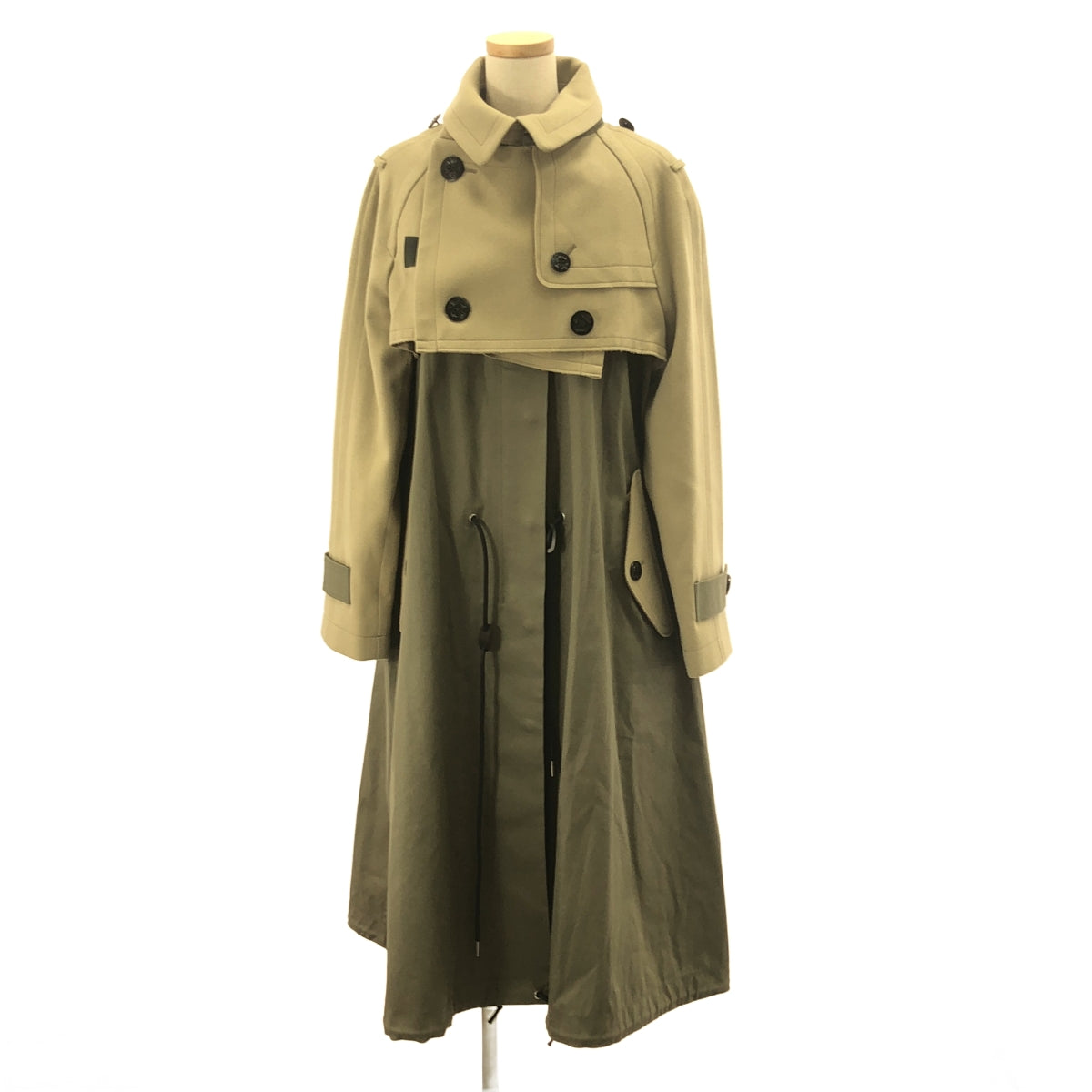 美品】 sacai / サカイ | Wool Melton Coat ウール メルトン コート