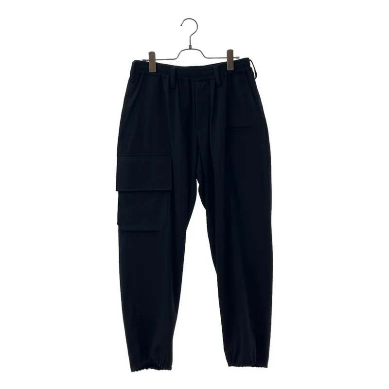 REGULATION Yohji Yamamoto / レギュレーションヨウジヤマモト | 2024AW | REギャバ フラップポケット リブパンツ HS-P02-140 | 1 | メンズ