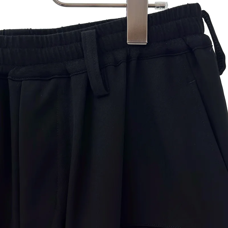 REGULATION Yohji Yamamoto / レギュレーションヨウジヤマモト | 2024AW | REギャバ フラップポケット リブパンツ HS-P02-140 | 1 | メンズ