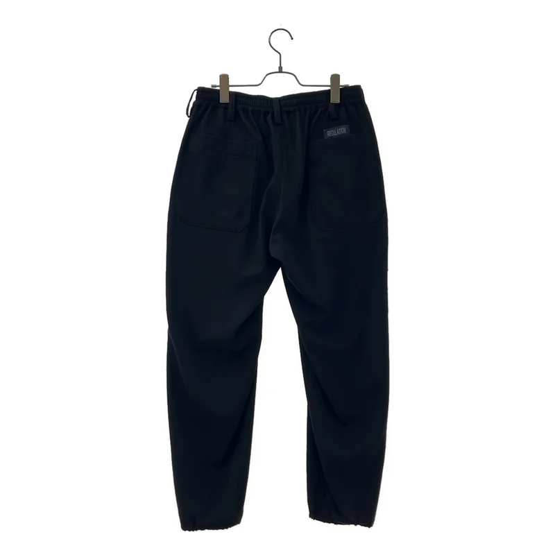 REGULATION Yohji Yamamoto / レギュレーションヨウジヤマモト | 2024AW | REギャバ フラップポケット リブパンツ HS-P02-140 | 1 | メンズ