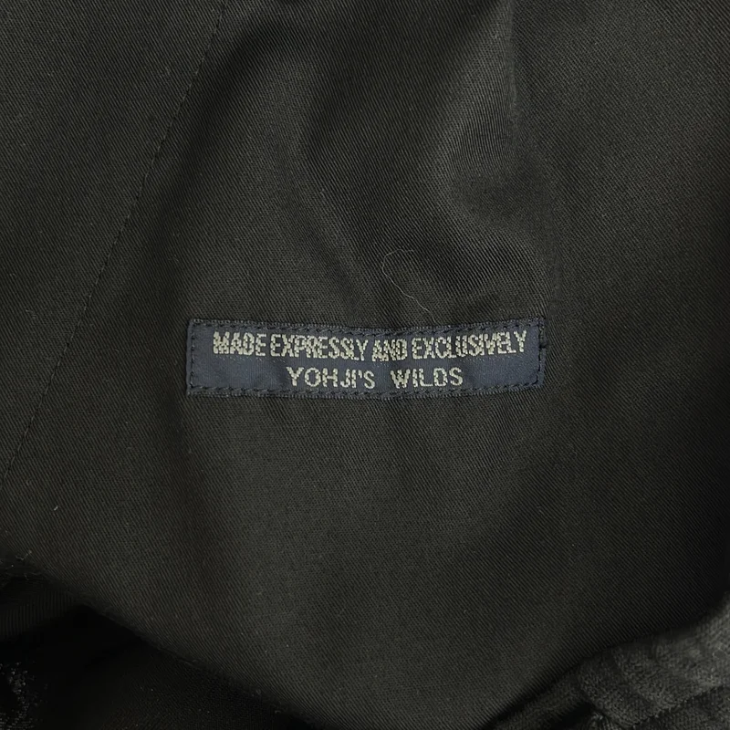 REGULATION Yohji Yamamoto / レギュレーションヨウジヤマモト | 2024AW | REギャバ フラップポケット リブパンツ HS-P02-140 | 1 | メンズ