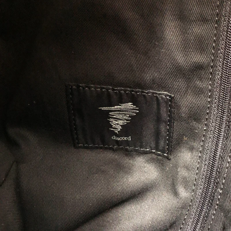 discord Yohji Yamamoto / ディスコードヨウジヤマモト | レザー ロゴ バックパック リュック |