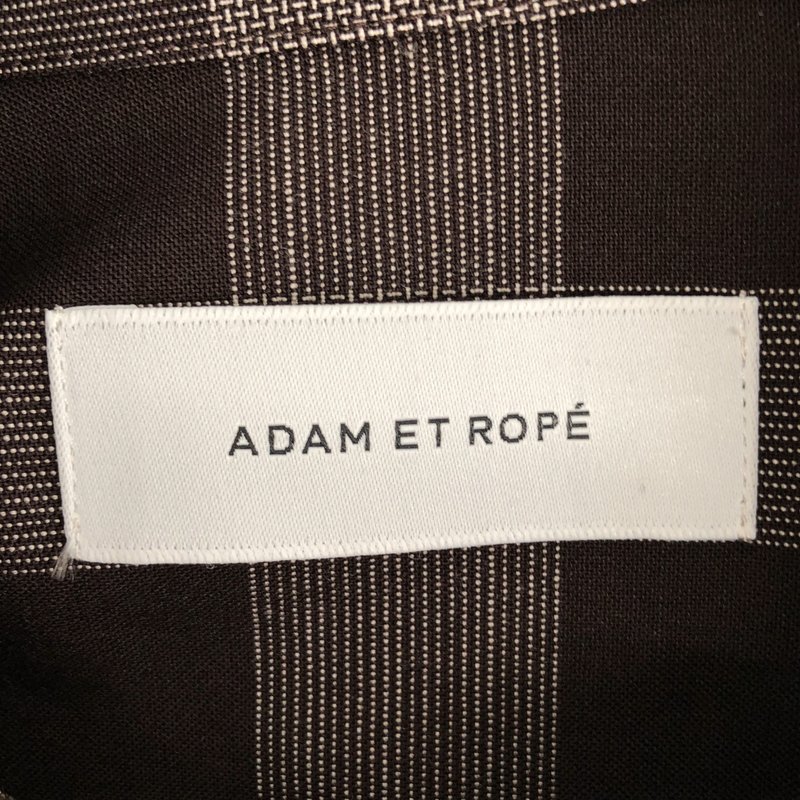 ADAM ET ROPÉ / アダムエロペ | 2026SS | TWトロチェックシャツ/防シワ | F | レディース