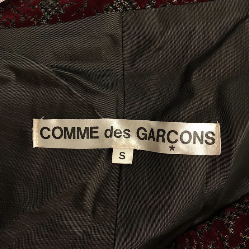 COMME des GARCONS / コムデギャルソン | ウール ベルベット ワンピース | S | レディース