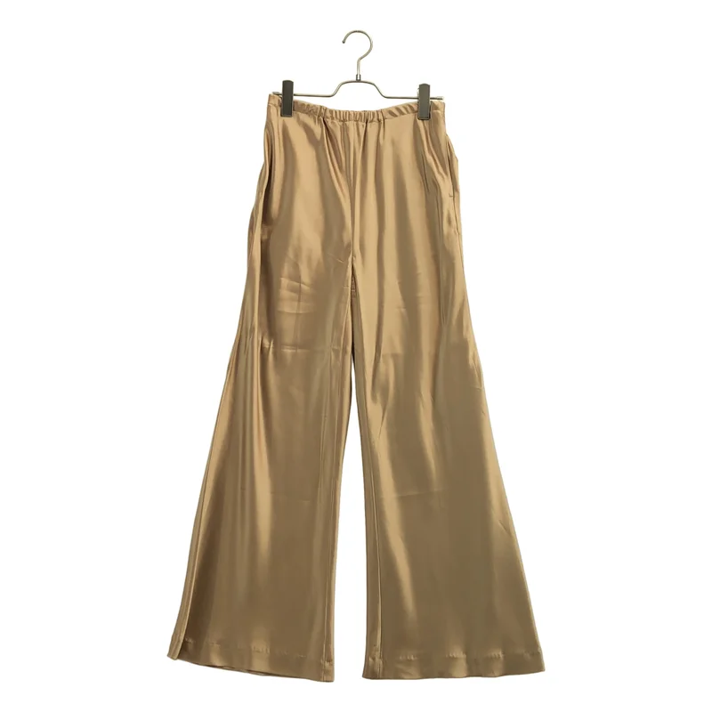 MUSE de Deuxieme Classe / ミューズドゥーズィーエムクラス | 2026SS | GLOSSY SATIN イージーパンツ | 36 | レディース
