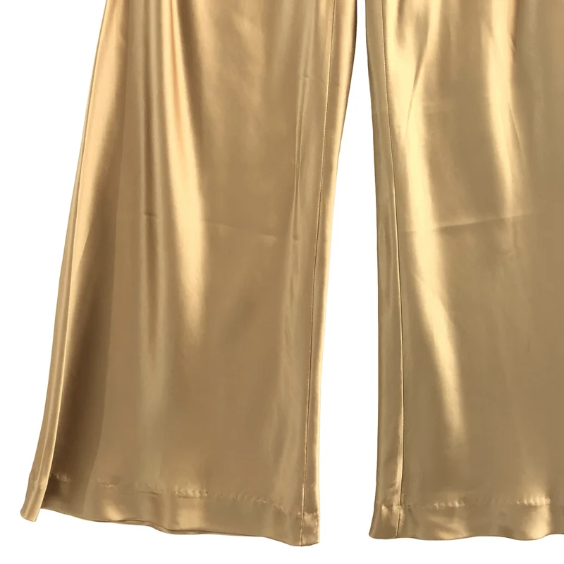 MUSE de Deuxieme Classe / ミューズドゥーズィーエムクラス | 2026SS | GLOSSY SATIN イージーパンツ | 36 | レディース