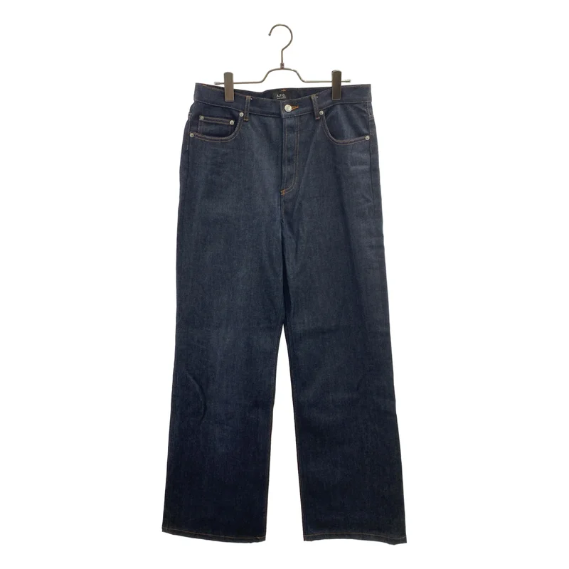 A.P.C. / アーペーセー | JEAN AARON / ロゴボタン リジットデニム パンツ | 30 | メンズ